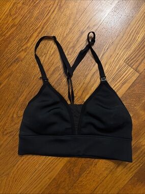 Blanqi clip down nursing long line bralette, with mesh detail